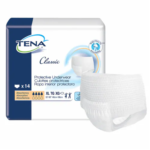 Tena Classic Protective Underwear Large 45"-58" - 18/pk 4pk/cs (Case of 72) Image