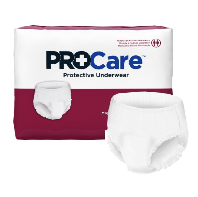 ProCare Double Push Underwear Medium - 20ea/pk 4pk/cs Image